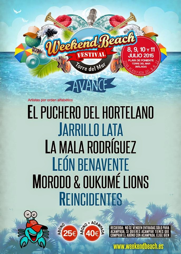 Ya tenemos primeras confirmaciones del Weekend Beach Festival