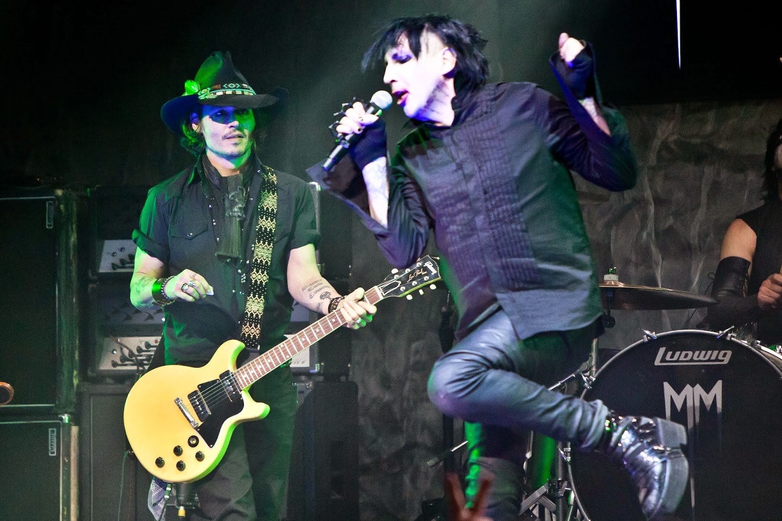 Johnny Deep de guitarrista de Marilyn Manson.