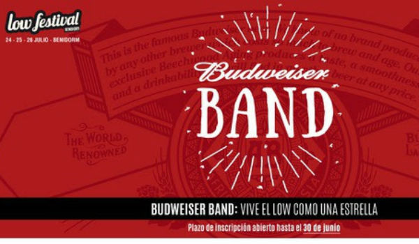 Vive el Low Festival por todo lo alto con Budweiser Band 2015