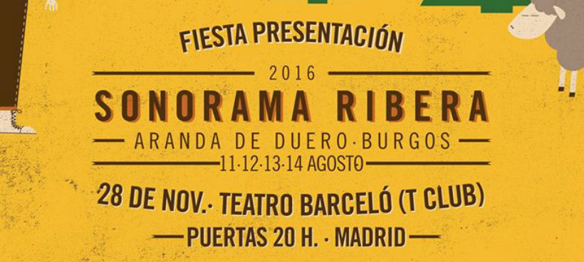 Confirmaciones del Sonorama Ribera 2016