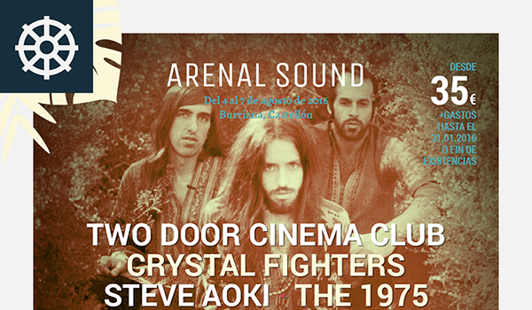 Crystal Fighters y Steve Aoki a la playita del Arenal Sound