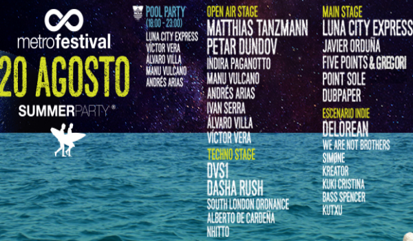 Metro Dance Festival: Todo preparado para la Summer Party