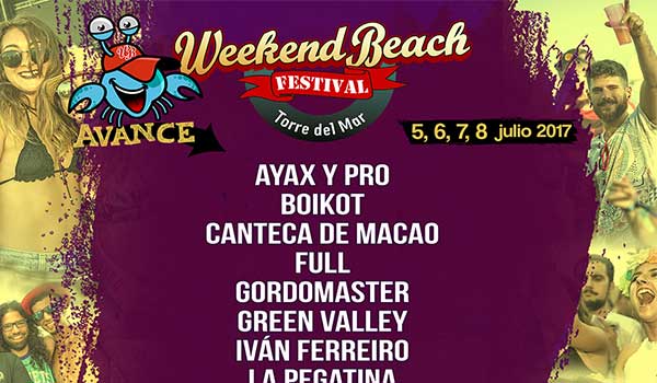 Iván Ferreiro, Full y muchos más confirmados para el Weekend Beach 2017