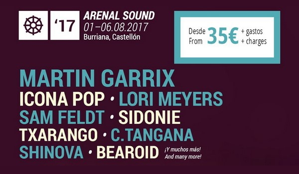 Nuevas confirmaciones para el Arenal Sound 2017