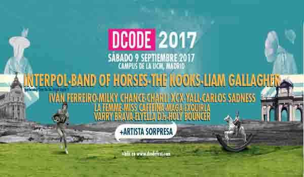 Liam Gallagher e Iván Ferreiro entre los nuevos nombres del Dcode 2017